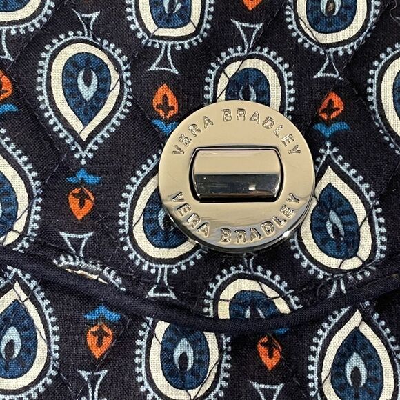 Vera Bradley Marrakesh Motifs Your Turn SmartPhone Wristlet Blue NWT NEW - Picture 4 of 9